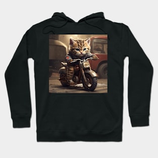 Cat Biker Hoodie